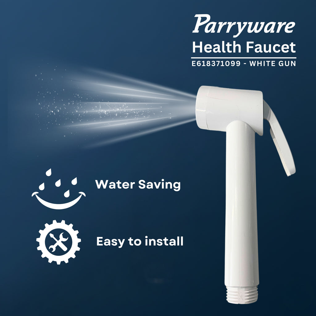 Parryware Health Faucet PVC Gun Without Hose and Hook | Economical Toilet Spray Gun/Bidet Spray Gun for Bathroom (E618371099)