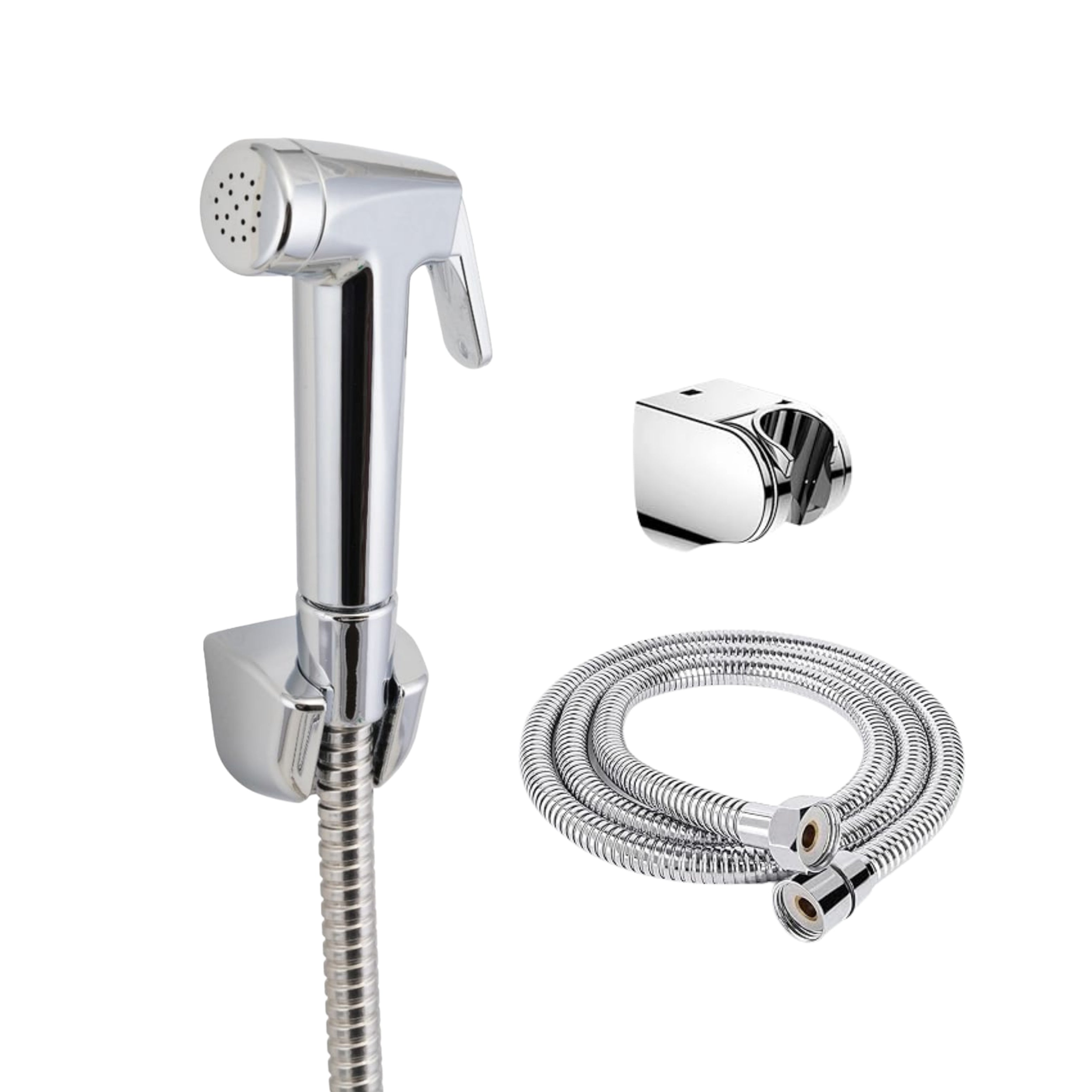 PARRYWARE UNO ABS Chrome Finish Health Faucet with Hose & Hook | Wall Mounted Bidet Spray | T9921A1