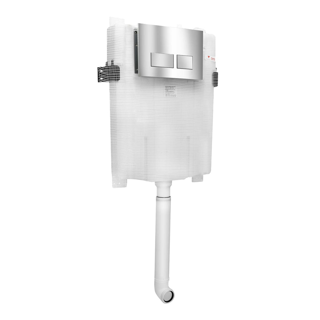 Parryware Linea Plus Concealed Flush Tank Without Frame for Wall Hung Commodes | In-Wall Toilet Flush Tank for Modern Bathrooms| Durable & Space-Saving Concealed Tank System | E812099