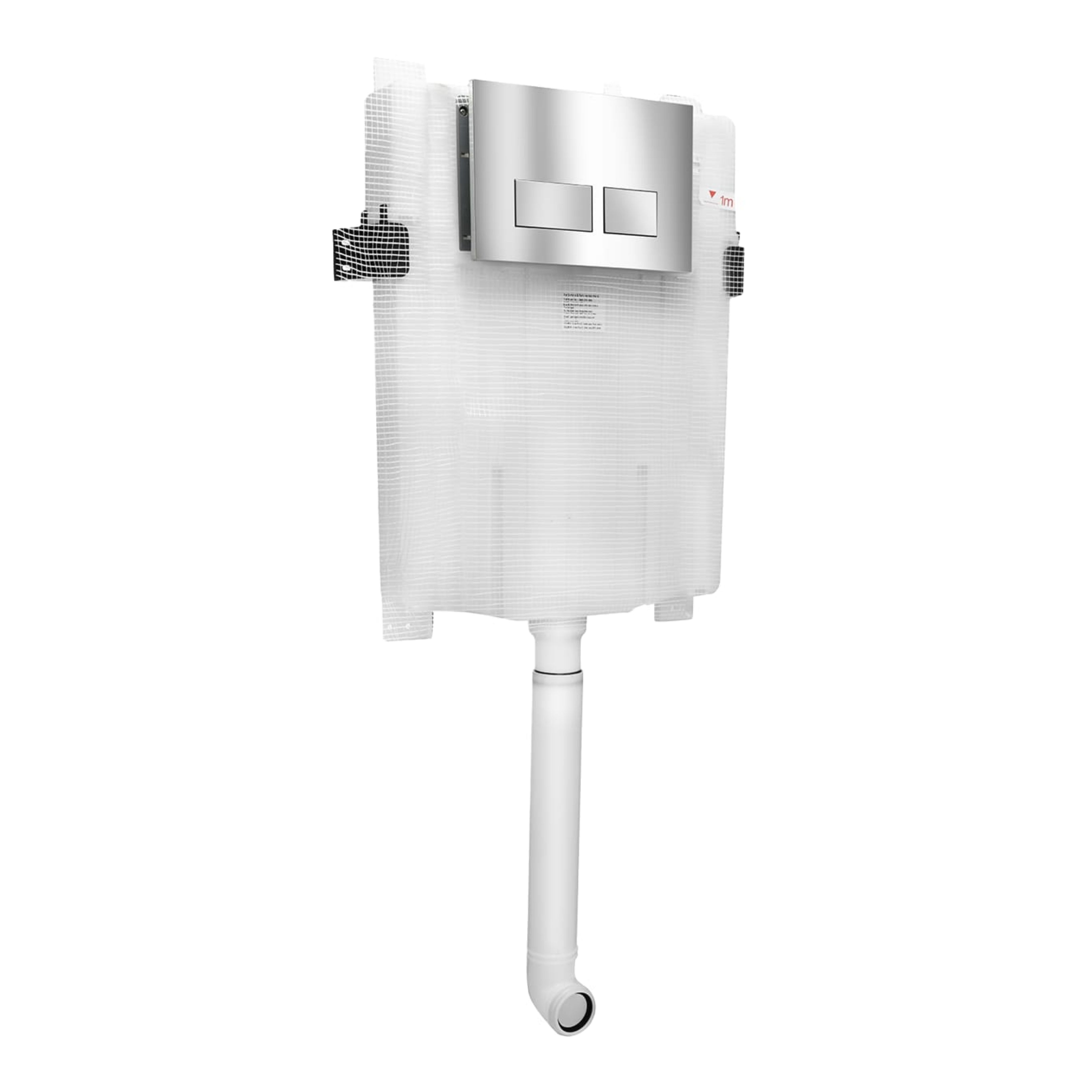 Parryware Linea Plus Concealed Flush Tank Without Frame for Wall Hung Commodes | In-Wall Toilet Flush Tank for Modern Bathrooms| Durable & Space-Saving Concealed Tank System | E812099