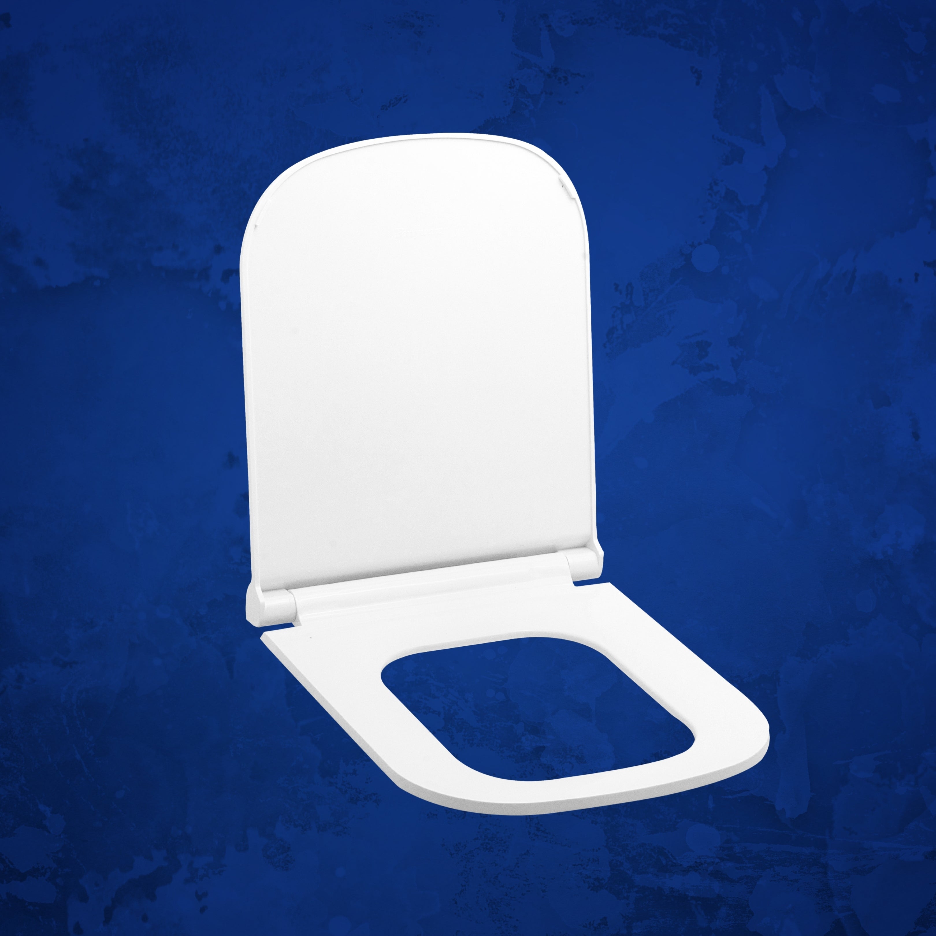 Parryware Polypropylene Verve Soft Close Toilet Seat Cover With Hinges (Standard Size, White) I Commode Seat Cover I Seat Closes Quietly Without Slamming Sound I For Bathroom Fixtures | E82941C