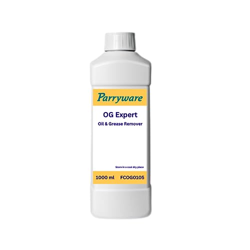 Parryware OG Expert - Oil & Grease Remover 1L Pack | Suitable for removing heavy stains from chimney, exhuast fans, countertop, kitchen wall, etc.