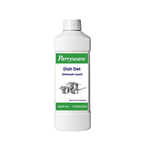 Parryware Dish Det Dishwash Liquid - 1000 ml | Concentated and Cost Effective | Streak Free | Cleans Stubborn Stains | FCDD0104