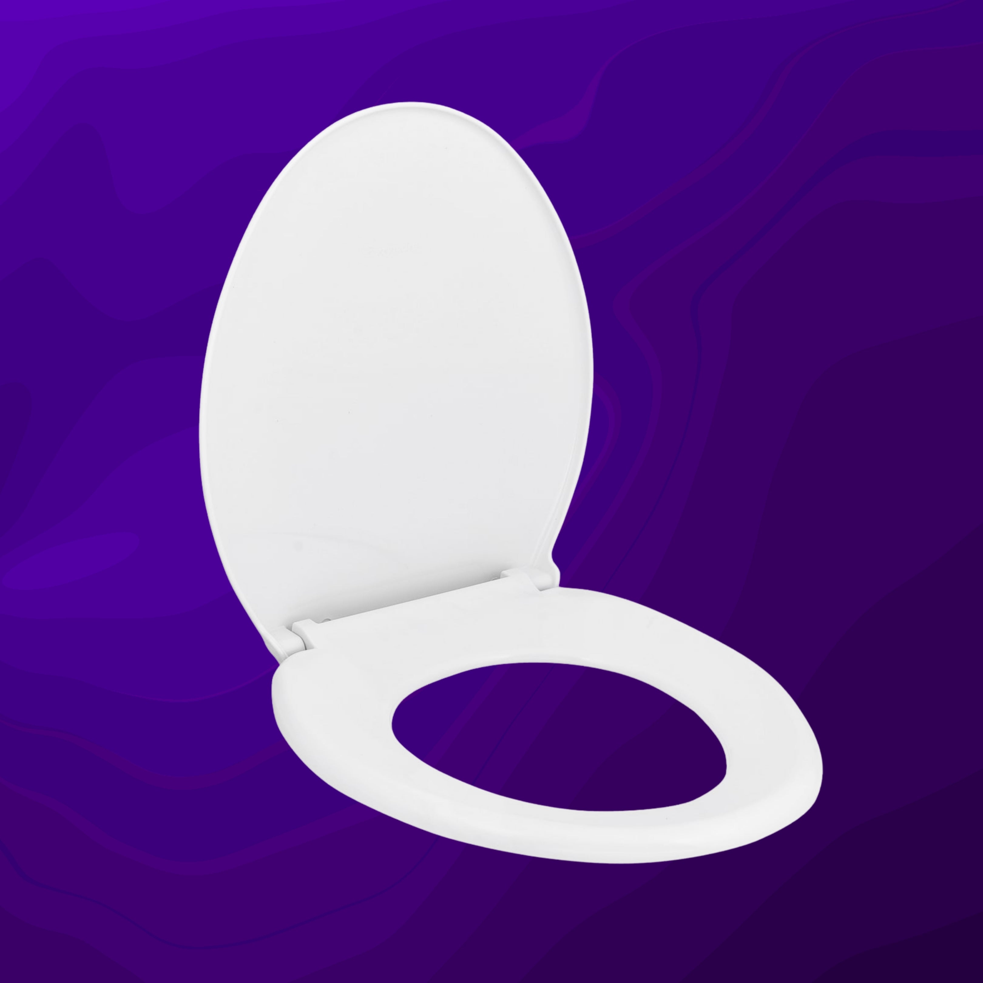 Parryware Durasheen Soft Close Toilet Seat Cover with Adjustable Hinges | Eco-friendly Material with Superior Finish | Round Shape & Ultra White Colour | Western Commode | Bathroom Fixtures (E82921C)