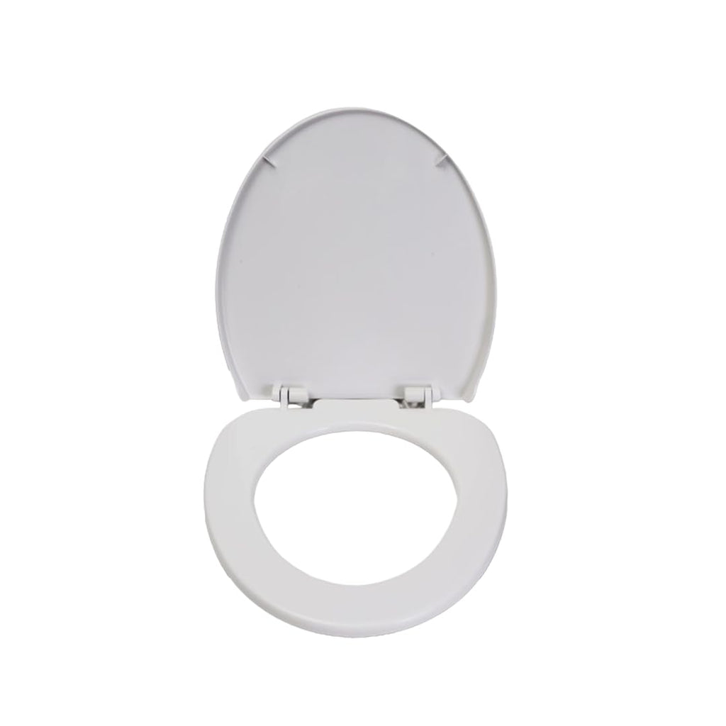 Parryware Solid N Soft Close Toilet Seat Cover with Hinges | Eco-friendly Material with Superior Finish | Round Shape & White in Colour | Western Commode | Bathroom Fixtures (E83561C)