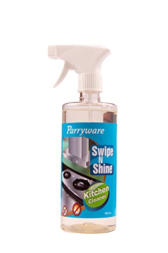 Parryware Swipe N Shine Kitchen Cleaner Spray | Heavy Duty Degreaser for Tough Grease & Stain Removal, Suitable for Chimney, Gas Stove, Hob, Tap, Tiles & Sink - 500 ml (Pack of 1)  | FCKC0103