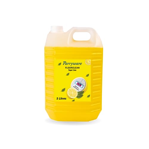 Parryware Floorclean Disinfectant Floor Cleaner - Superlime Fragrance (5L Pack) | 99.9% Germ Protection | Enhances Cleaning Property | FCFC0305
