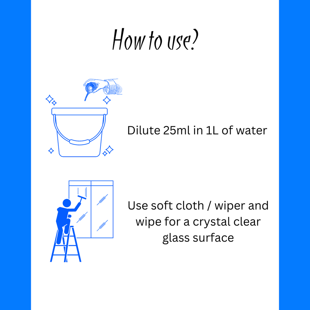 Parryware Dazz Professional Glass cleaner A3-5 Litres | FCGC0205