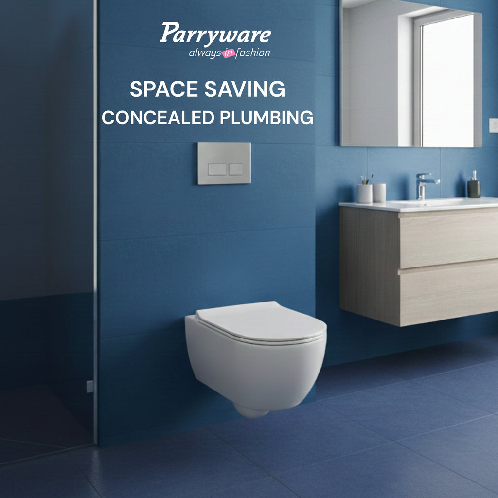 Parryware Linea Plus Concealed Flush Tank Without Frame for Wall Hung Commodes | In-Wall Toilet Flush Tank for Modern Bathrooms| Durable & Space-Saving Concealed Tank System | E812099