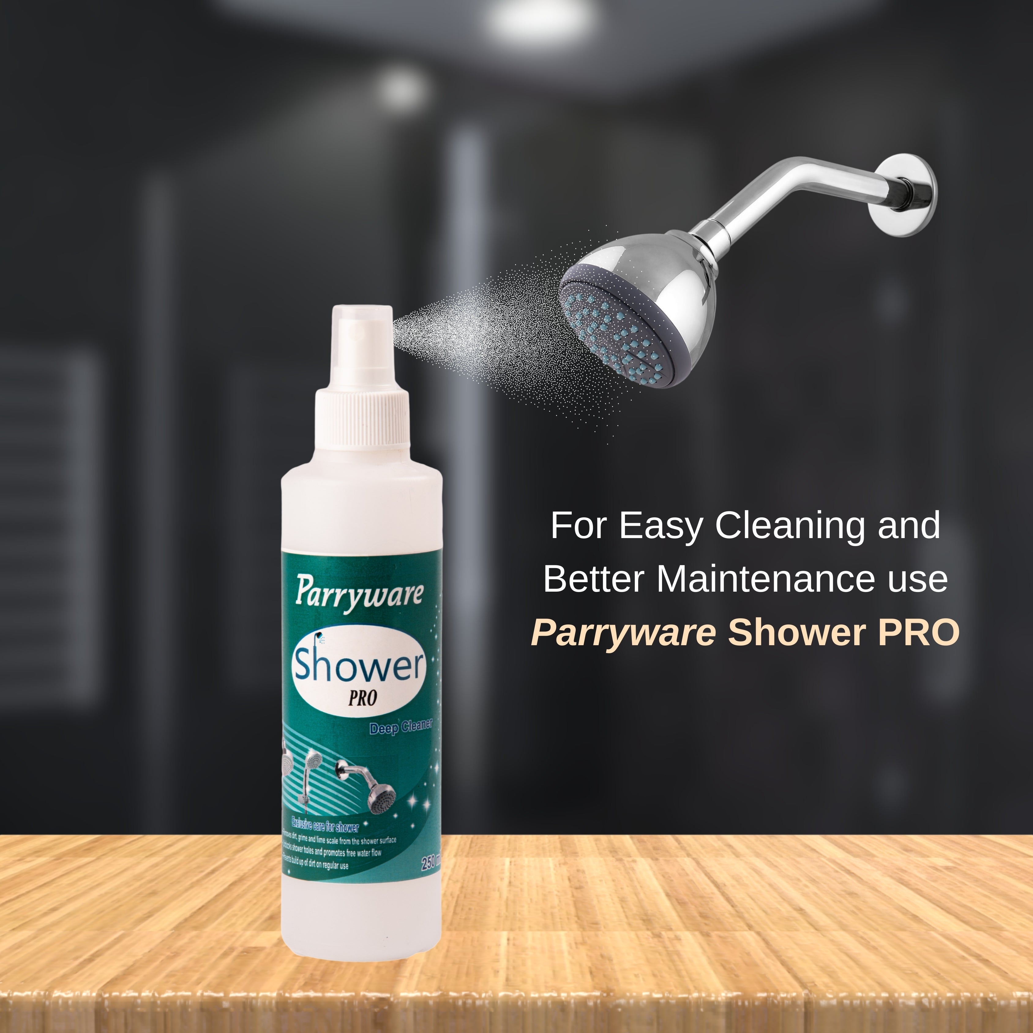 Parryware Alpha 80mm Rain Shower with shower arm for bathroom | For bathroom fixture | Wall mounted overhead shower with Chrome Finish | T9885A1