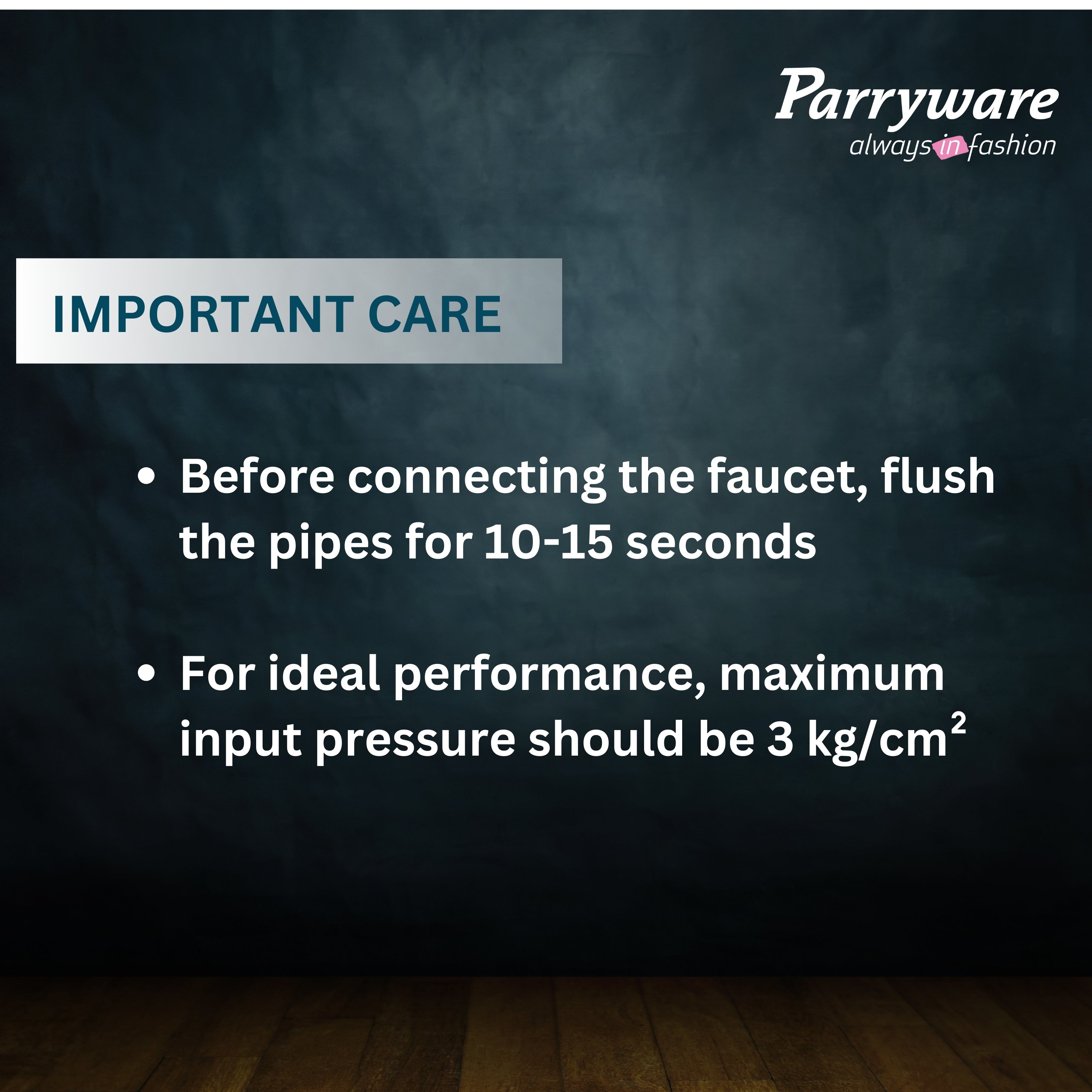 PARRYWARE Crust ABS Chrome Finish Health Faucet with Hose & Hook | Wall Mounted Bidet Spray for Toilets | E8342A1