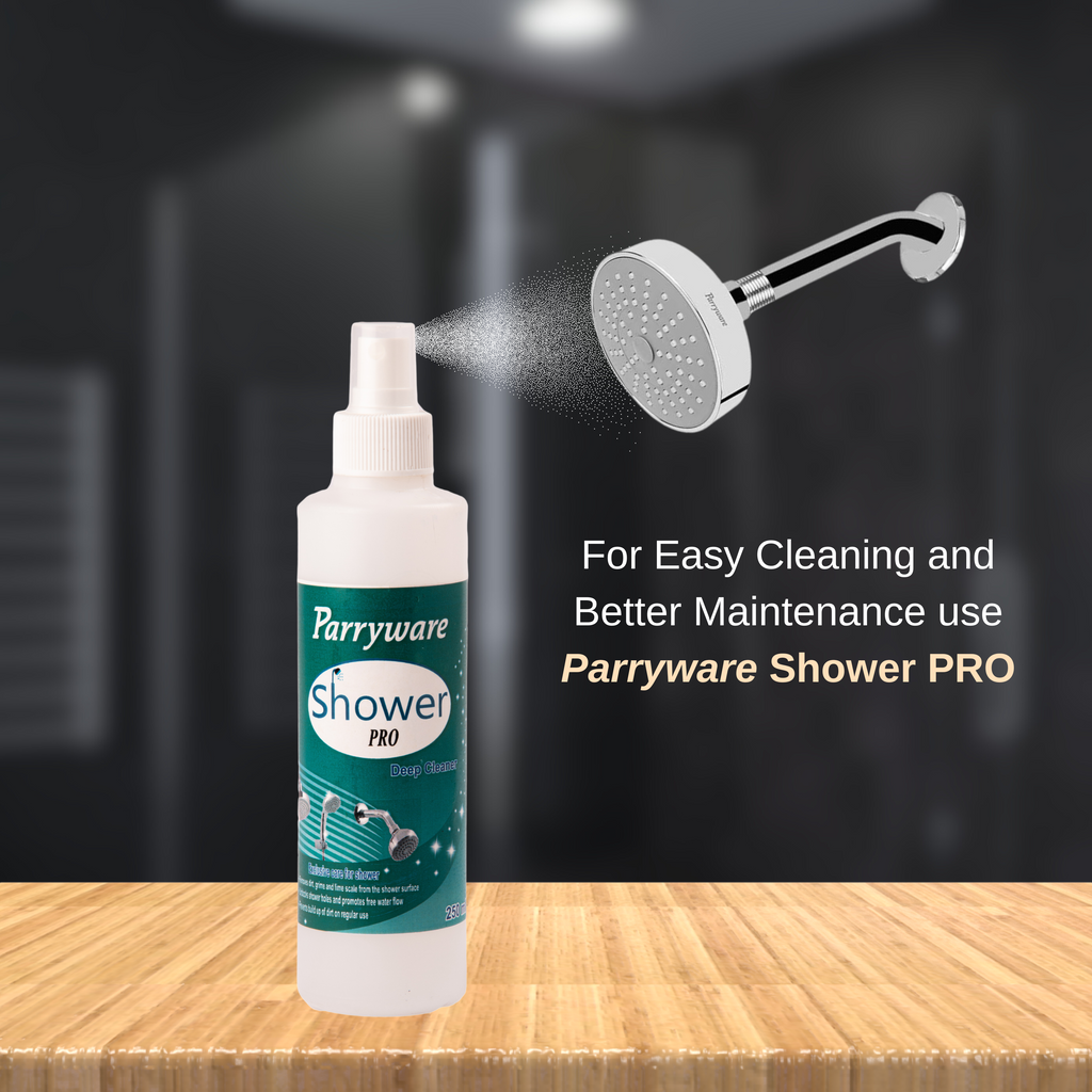 Parryware Pluto 100mm Rain Shower Overhead Shower for bathroom | Overhead Shower with Arm | For Bath Fixtures | Chrome Finish | E8380A1