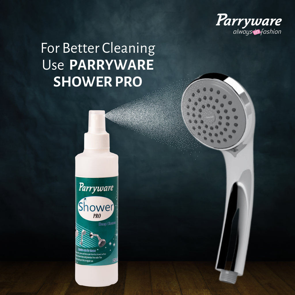 Parryware Single Flow Hand Shower With Hose & Clutch | Handheld Shower for Bathroom with Steel Flexible Tube Pipe 1 Meter/Hand Shower with Hose Pipe for Home/Hotel | Chrome Finish | E8376A1