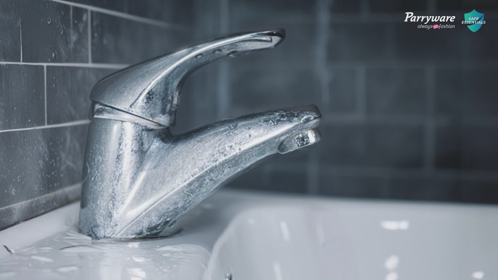 PARRYWARE GLOW Tap Cleaner & Limescale Remover 200 ml | Instantly Removes Limescale, Hard Water Stains & Soap Scum | Powerful Deep Cleaning for Sparkling Faucets - Fast Action, Streak-Free Shine | FCGL0102