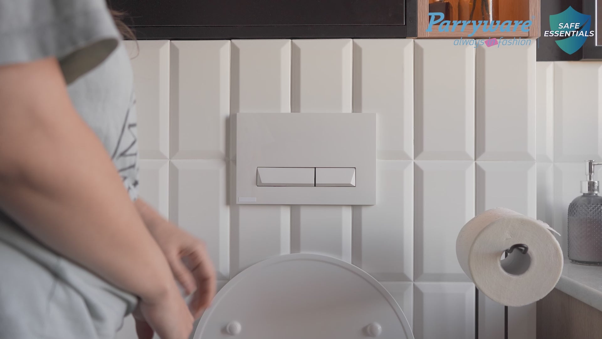 Parryware SMARTFLUSH In-Tank Automatic Toilet Bowl Cleaner - Rose Kandy Blast 500 | 99.9% Disinfection | Specially for Kids Bathroom | Lasts upto 600* Flushes | FCSF0503